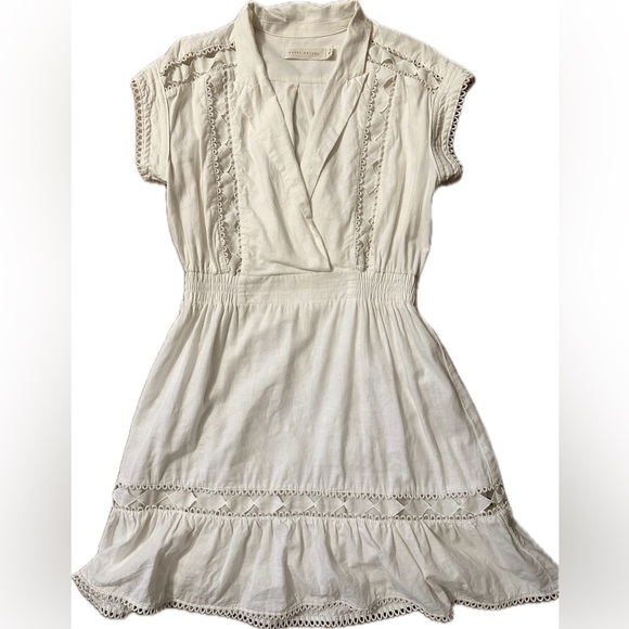 Happy X Nature Embroidered Trim Cutout Dress Kate Hudson - Picture 1 of 8